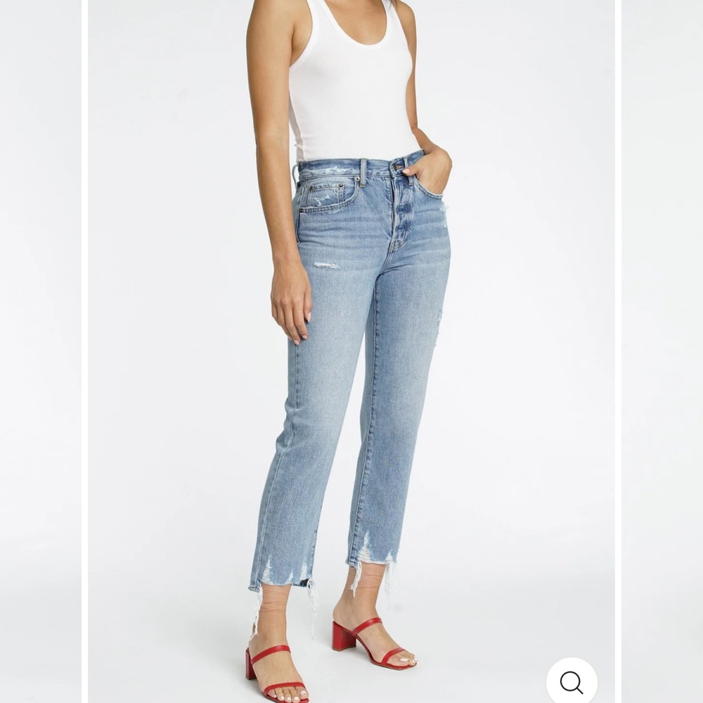 Pistola Women Charlie High-Rise Straight Leg Ankle Denim Jeans Ruthless size 25